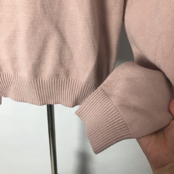 REV Revelation Pink Size XXL High Neck Women’s Long Sleeve Pullover Sweater - Picture 3 of 5